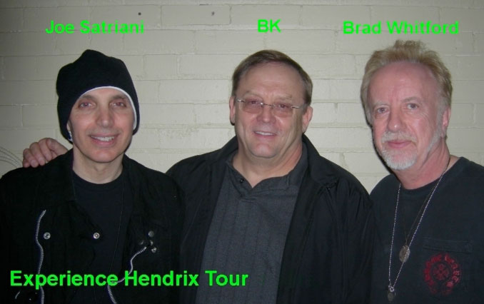 Joe Satriani, BK, and Brad Whitford